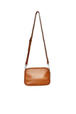 HOOPLA SOFT LEATHER CROSSBODY BOX BAG TAN