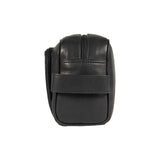 K0025AB | Beauty Case with side handle in full-grain genuine leather with a light grain – Black. Zip closure, Dimensions: 25 x 16 x 12 cm. Packaging: TNT bag-3