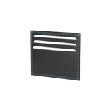 K10216AB | Credit Card Holder in Genuine Full-Grain Leather with a Light Grain. Black. Large Central Pocket. Dimensions: 9.8 x 8 x 0.5 cm. Packaging: Rigid Gift Box with Bottom/Lid-0
