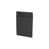 K10307AB | Document Holder/Card Holder RFID protection in genuine full-grain leather, dollar grain. Black color. Dimensions: 12 x 9 x 0.5 cm. Packaging: hard bottom/cover Gift Box-1