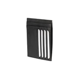 K10307AB | Document Holder/Card Holder RFID protection in genuine full-grain leather, dollar grain. Black color. Dimensions: 12 x 9 x 0.5 cm. Packaging: hard bottom/cover Gift Box-2