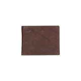K10603BB | Men's Wallet in Genuine Full-Grain Leather, Milled. Dark Brown Color. Coin Pocket. Closed Dimensions: 12.5 x 9.3 x 1 cm. Packaging: Rigid Gift Box with bottom/lid-2