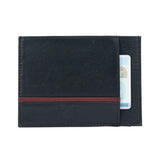 K10907AB | Genuine Leather Document/Credit Card Holder, Black-0