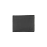 K11403AB | Men's wallet in genuine full-grain leather with a light grain. Black. Coin pocket. Closed dimensions: 12.5 x 9.3 x 1 cm. Packaging: Rigid gift box with bottom/lid-2