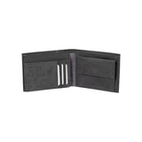 K12220AF | Men's Wallet in Genuine Full-Grain Naked Leather. Black. RFID Protection. Closed Dimensions: 11.5 x 8.3 x 2 cm. Packaging: Gift box with lid/bottom-1