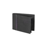 K12220AF | Men's Wallet in Genuine Full-Grain Naked Leather. Black. RFID Protection. Closed Dimensions: 11.5 x 8.3 x 2 cm. Packaging: Gift box with lid/bottom-0