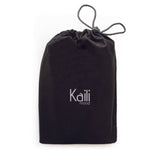 K2005AF | 100% Cotton Canvas/Genuine Full-Grain Leather Naked Beauty Case. Black. Side handle. Zip closure. Dimensions: 25 x 15 x 17 cm. Packaging: Non-woven bag.-4