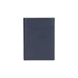 RB12009D | Men's flap pocket wallet in genuine full-grain leather, with light grain. Blue color. RFID protection. Size when closed: 9.5 x 13 x 2 cm. Packaging: gift box bottom/cover-3