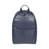 RB2001D | Nylon/Genuine Leather Netbook/Tablet Backpack with a light grain. Zipper closure and adjustable shoulder straps. Color: Blue. Dimensions: 27 x 38 x 14 cm. Packaging: Non-woven fabric bag.-1