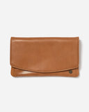 STITCH & HIDE LEATHER DARCY CLASSIC WALLET - ALMOND BROWN