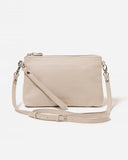 STITCH & HIDE LEATHER MADISON CLUTCH BAG - FREE KEYRING