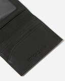 STITCH & HIDE LEATHER TIM CARD HOLDER BLACK