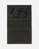 STITCH & HIDE LEATHER TIM CARD HOLDER BLACK