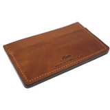 Floto Leather Sono Wide Card Wallet Brown