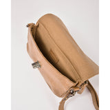 COBB & CO Darwin Leather Crossbody Bag with Turnbuckle