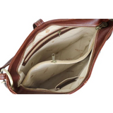 Floto Leather Tavoli Tote Shoulder Bag Olive Black