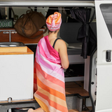 Dock & Bay Beach Towel Summer Collection L 100% Recycled Miami Sorbet