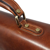 Floto Leather Duomo Briefcase Olive Honey Brown
