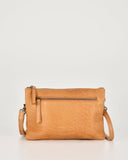 COBB & CO Hervey Leather Double Pouch Crossbody
