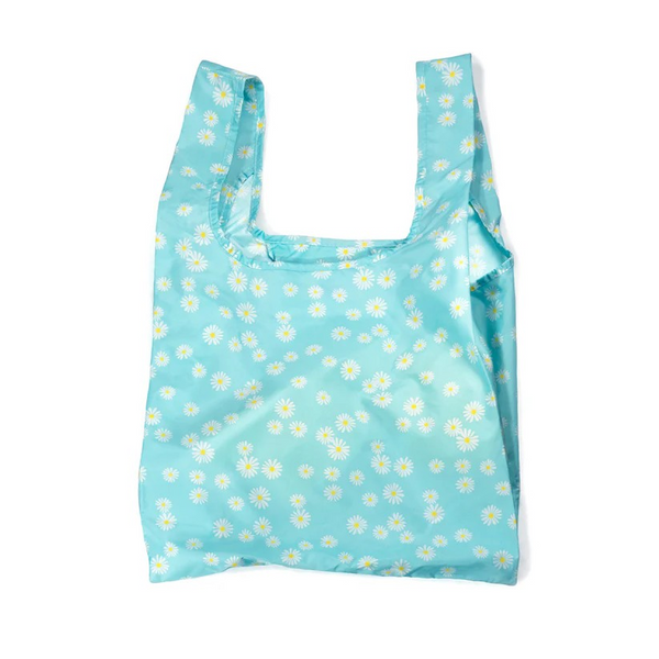 KIND Reusable Shopping Tote Bag Medium Daisy Blue
