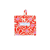 KIND Reusable Shopping Tote Bag Medium Abstract Flowers Red