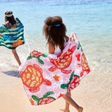 Dock & Bay Beach Towel Kids Collection M Turtley Tropical