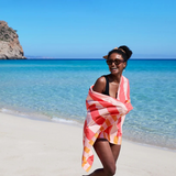 Dock & Bay Beach Towel Clubhouse Collection L Raspberry Road