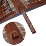 Floto Leather Venezia Laptop Portfolio Vecchio Brown