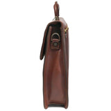 Floto Leather Milano Briefcase Vecchio Brown