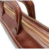 Floto Leather Milano Laptop Sleeve Briefcase Vecchio Brown