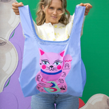 KIND Reusable Shopping Tote Bag Medium Collab Amy Hastings  Lucky Cat