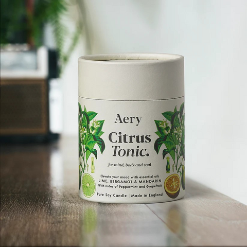 AERY BOTANICAL 200G SOY CANDLE CITRUS TONIC
