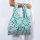 KIND Reusable Shopping Tote Bag Medium Lines