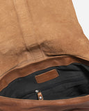 STITCH & HIDE WASHED LEATHER HAMBURG BACKPACK SADDLE BROWN - FREE WALLET POUCH