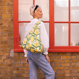 KIND Reusable Shopping Tote Bag Medium Lemons