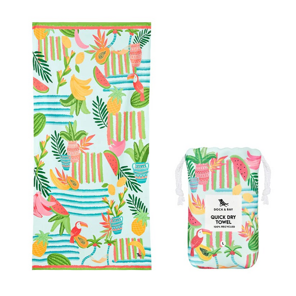 Dock & Bay Beach Towel Designed Collection L Tropicana Treat