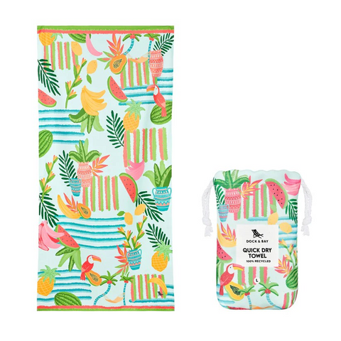 Dock & Bay Beach Towel Designed Collection L Tropicana Treat