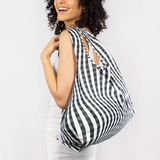 KIND Reusable Shopping Tote Bag Medium Distorted Gingham