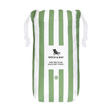 Dock & Bay Beach Towel Cabana Collection XL 100% Recycled Cayman Olive
