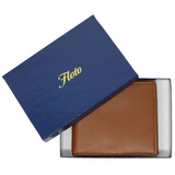 Floto Leather Firenze Double Billfold Wallet Tan
