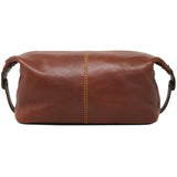 Floto Leather Venezia Travel Kit Vecchio Brown