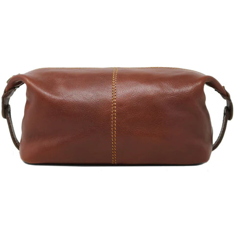Floto Leather Venezia Travel Kit Vecchio Brown