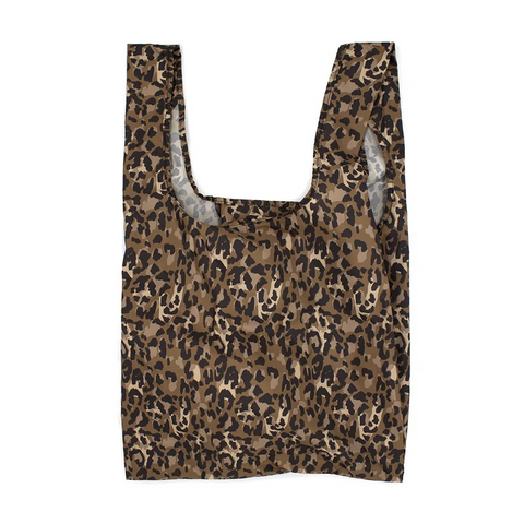 KIND Reusable Shopping Tote Bag Medium Leopard