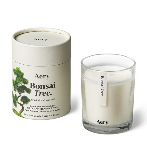 AERY BOTANICAL 200G SOY CANDLE BONSAI TREE
