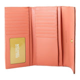 Michael Kors 35S2GTVF3U-SHERBERT Pink Leather Wallet