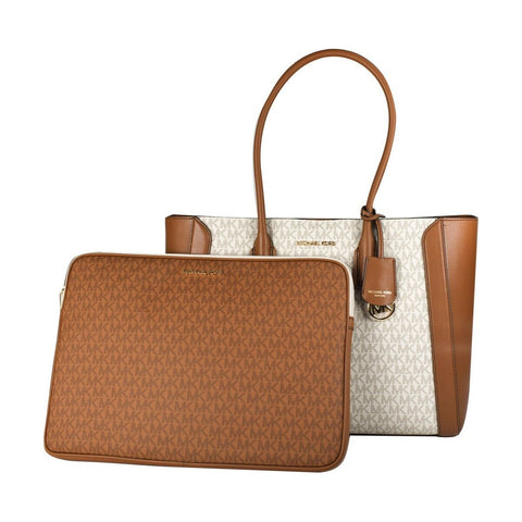 Women's Handbag Michael Kors 35S2G6KT9B-VANILLA Grey 38 x 30 x 14 cm-0