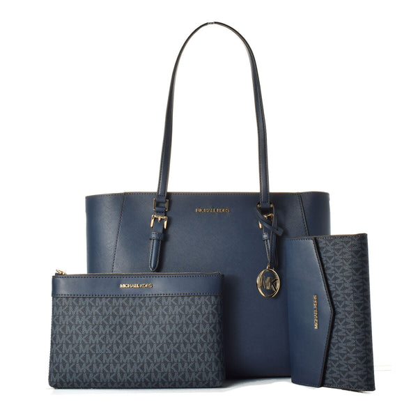 Women's Handbag Michael Kors CHARLOTTE Blue 34 x 27 x 11 cm-0