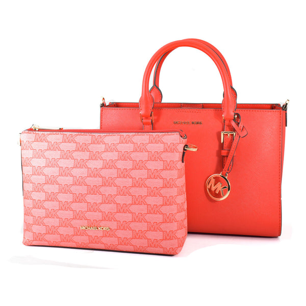 Women's Handbag Michael Kors CHARLOTE Red 30 x 20 x 12 cm-0