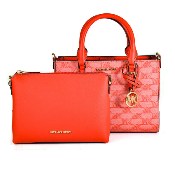 Women's Handbag Michael Kors CHARLOTE Red 27 x 16 x 10 cm-0