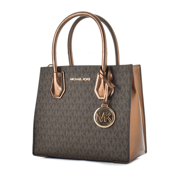 Women's Handbag Michael Kors MERCER Brown 22 x 21 x 10 cm-0